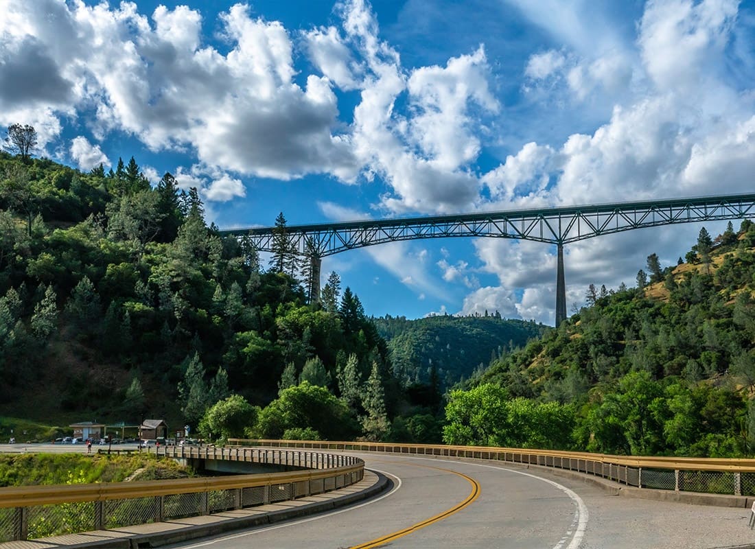 Auburn, CA - Forest Hill Bridge in Auburn, California
